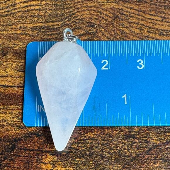 Rose Quartz Necklace NWT - Picture 7 of 9